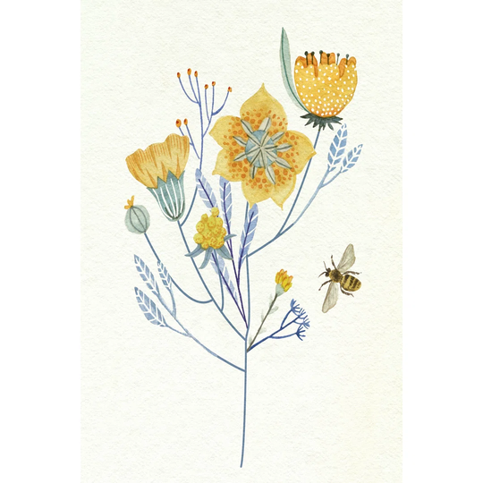 Honey Bees VI - Unframed Painting