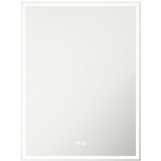 600 x 800mm IP44 led Bathroom Mirror & Demister Tunable White Illuminated Border