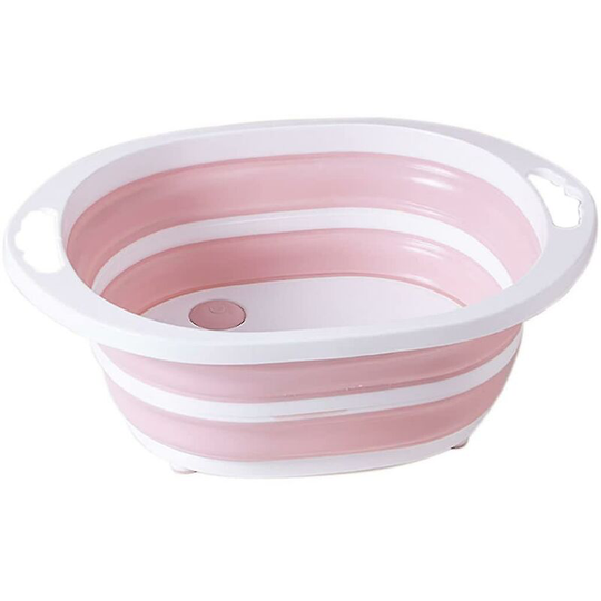 Collapsible Bathtub, Small Pets Bathtub Portable Washing Tub(1 Piece, Pink)