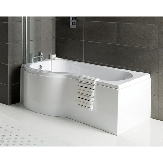 Agathla 1700 mm x 850 mm Shower Bath Single Ended Bathtub