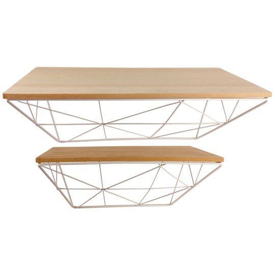 Beatriz 2 Piece Wall Shelf Set