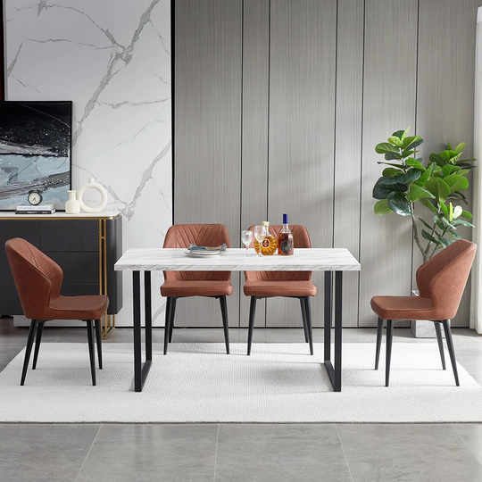 140Cm Iron Dining Table