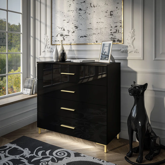 Bonaira 4 Drawer 95CM W Dresser