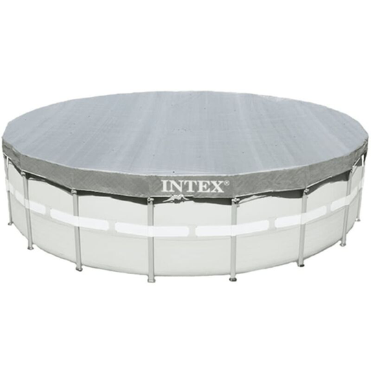 Pool Cover Deluxe Round 488 cm 28040 INTEX - Grey