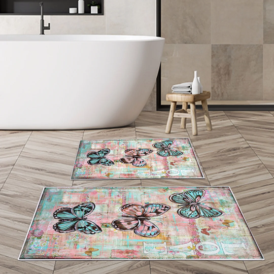 Nunes 2 Piece set Rectangle Bathmat