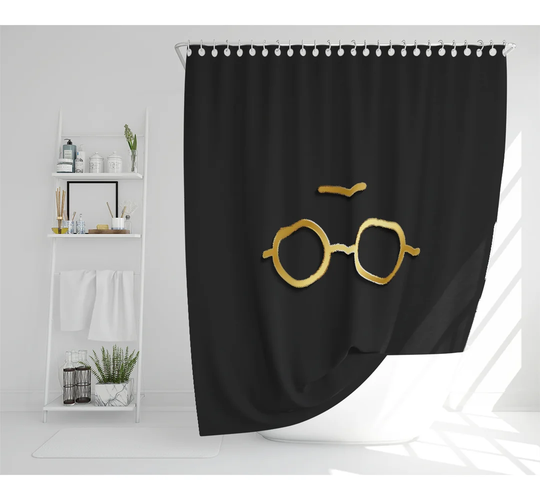 Dimani Polyester Shower Curtain Set