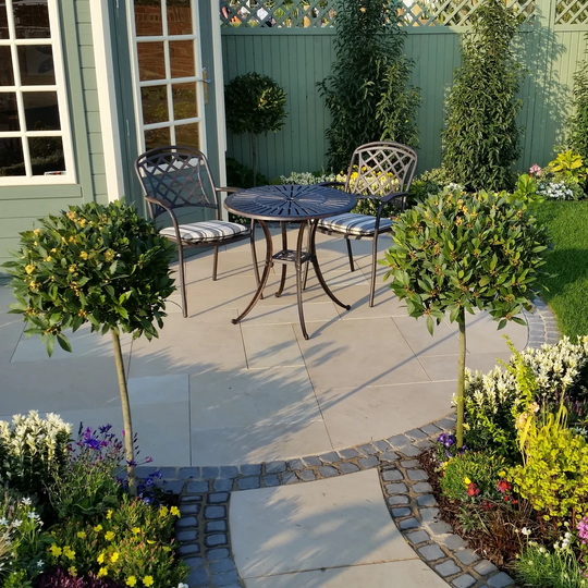 Elburn 2 Seater Bistro Set with Cushions