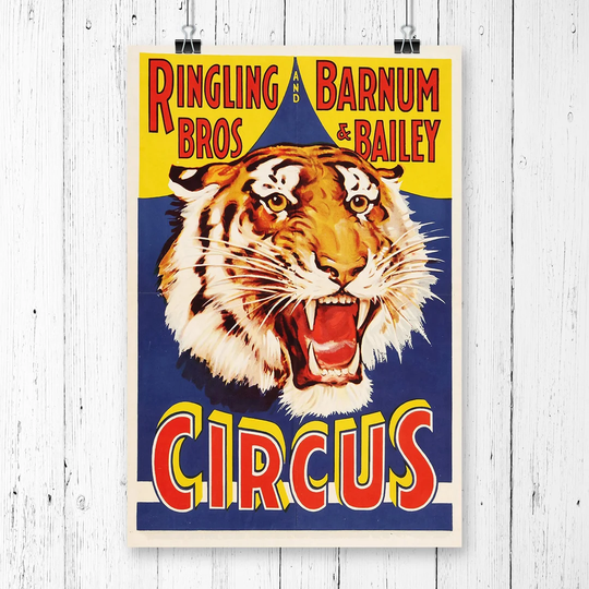 'Vintage Circus' Graphic Art