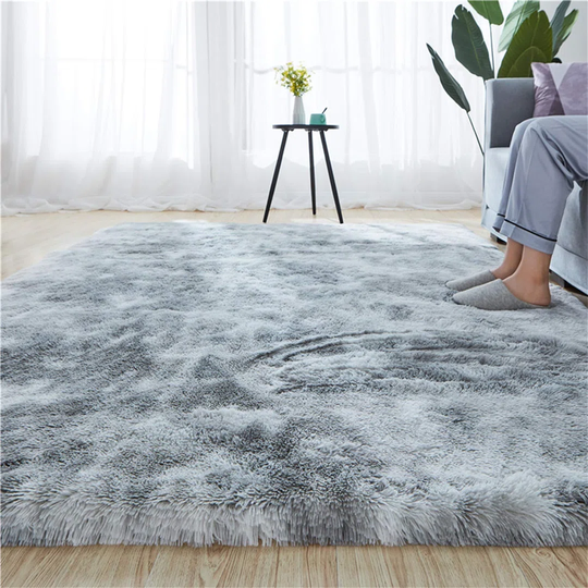 Dennet No Pattern And Not Solid Colour Rectangle: 90Cm X 150Cm Grey Area Rug