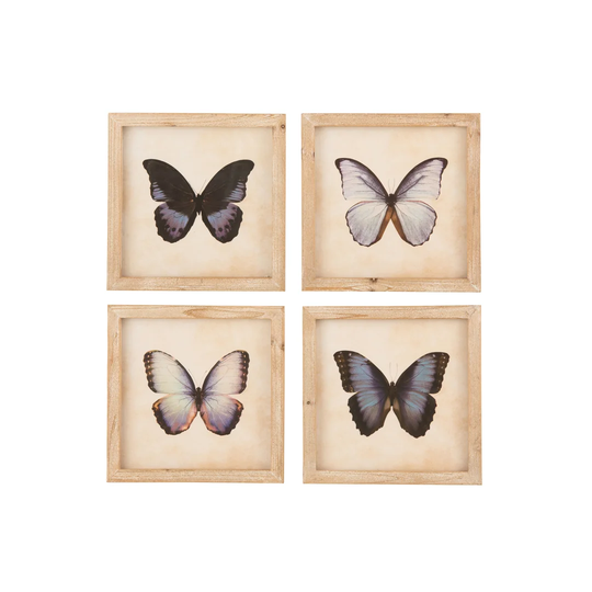 4 Piece Butterfly Wall Décor Set