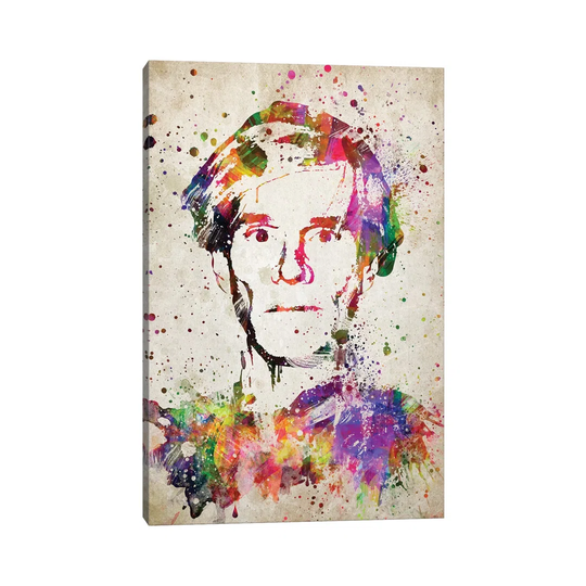 Andy Warhol by Aged Pixel - Wrapped Canvas Painting