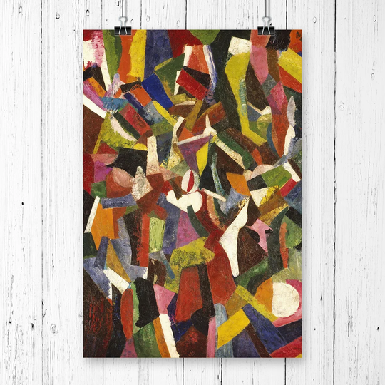 'Bruce Composition IV' by Patrick Henry Printing Print