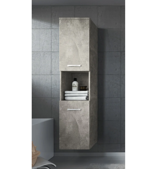 Randel 30Cm x 131Cm x 30Cm D Corner Wall Mounted Tall Bathroom Cabinet