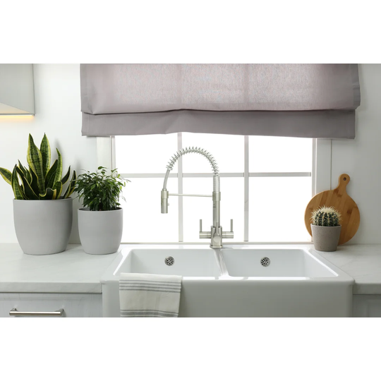 Bacon SQ Pull Out Twin Lever Monobloc Tap