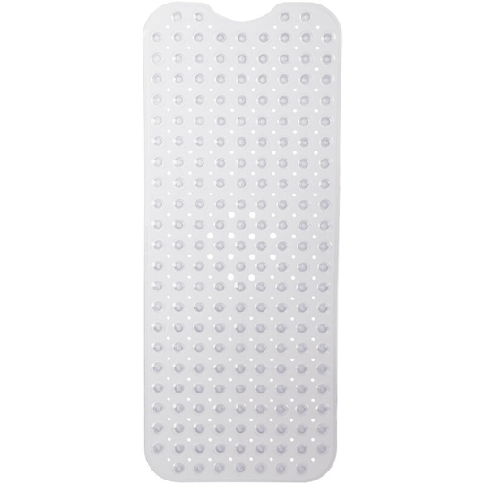 Relaxdays - Bathtub Mat, Extra Large Size with Suction Cups, Washable, 97 x 39 cm, Different Colours