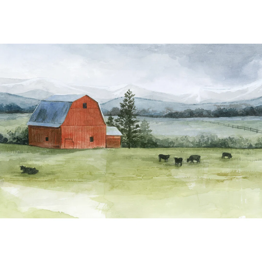 Valley Herd II by Grace Popp - Wrapped Canvas Art Prints