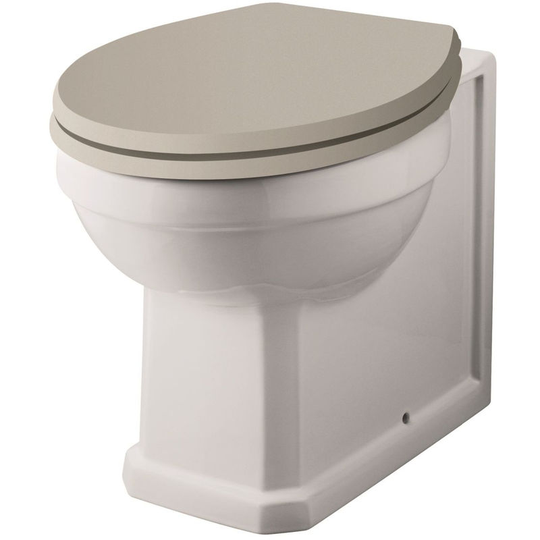 Richmond Comfort Height Back to Wall Toilet - Excluding Seat - Hudson Reed