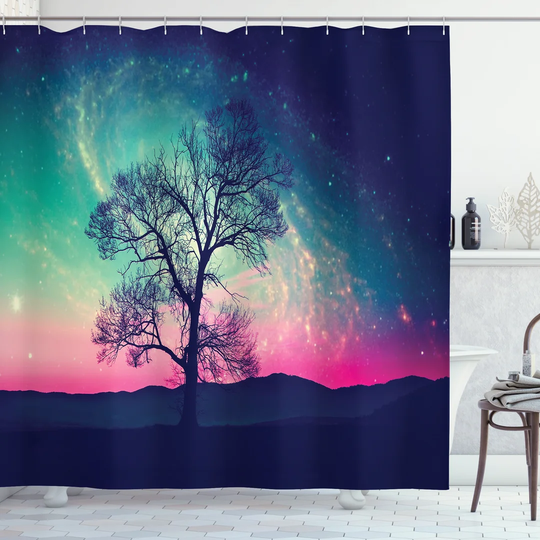 Bhoomi 13 Piece Polyester Shower Curtain Set