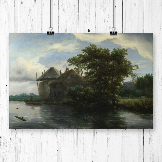 'Landscape -2' by Jacob Ruisdael Graphic art