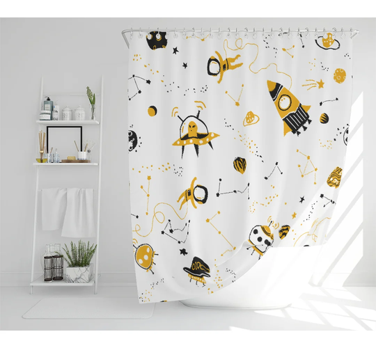 Dilley Polyester Shower Curtain Set