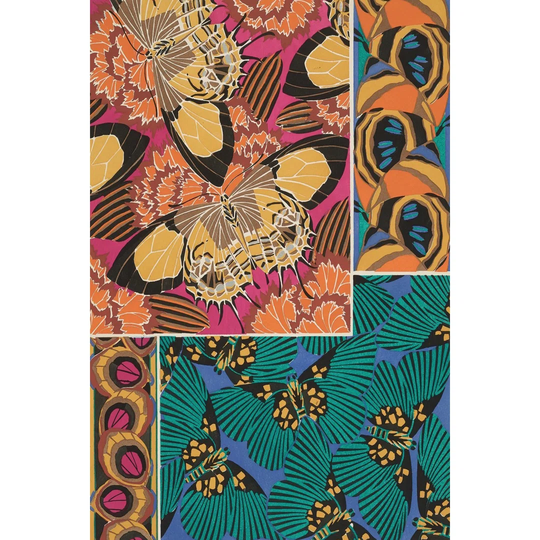 Decorative Butterflies III by Eugene Seguy - Wrapped Canvas Graphic Art