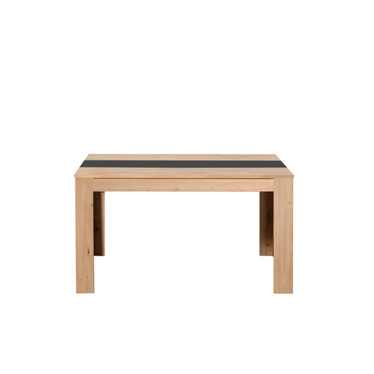 Domus Oak/Black Dining Table