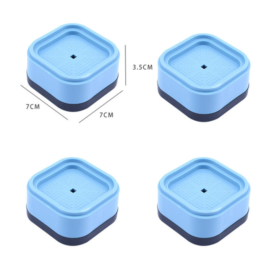 Washing Machine Foot Pads, Betterlife 4 Pcs Washing Machine Anti-Vibration Mats, Non-Slip and Reducing Pedestal Stabilizer Pads/Pads/Feet for Washing