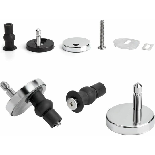 Bett 1 Pair of Toilet Seat Hinged Toilet Seat Fixings Quick Release Hinges Toilet Seat Hinge Fixings Replacement wc Seat Hinge wc Fixings