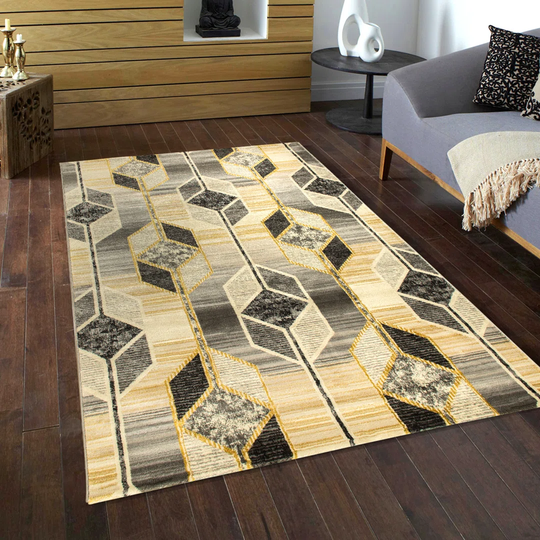 Caloundra Machine Woven Grey/Beige Rug