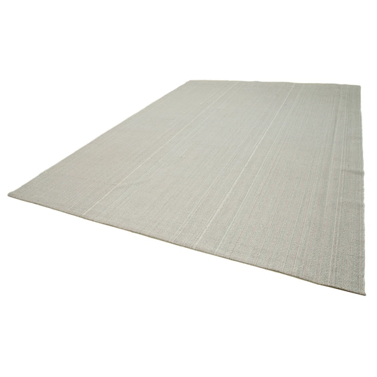 Ehlert Hand Knotted Cotton/Wool Grey Rug