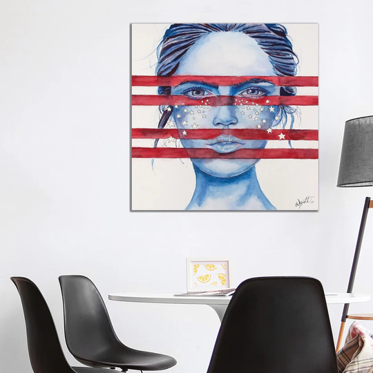 Freedom Freckles by Garnett Wyatt - Wrapped Canvas Graphic Art