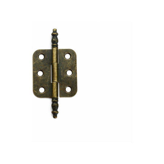 10 Pcs 36x70mm Antique Bronze Iron Crown Head 6 Holes Hinges for Vintage Wooden Box Toolbox Cabinet Cupboard