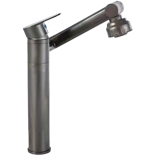Superseller - 1080°Swivel Kitchen Faucets With 2 Spray Modes Single-Handle Bathroom Sink Sprayer Faucet, Grey&Type 2 - Grey&Type 2