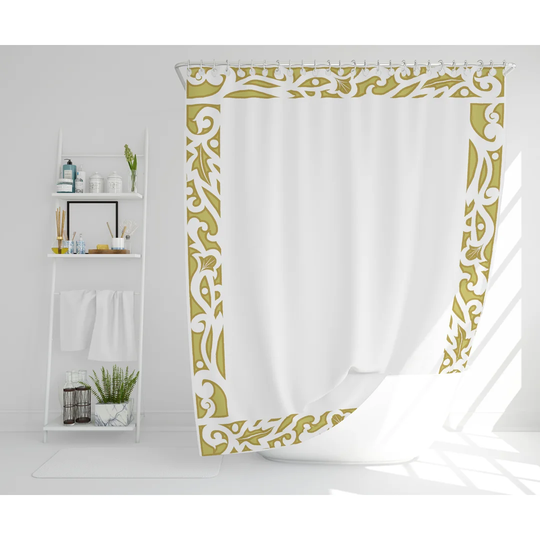 Suni Polyester Shower Curtain Set