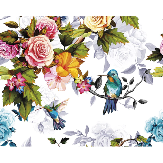 Hummingbird Garden 3.5m x 2.8m Matte Wall Mural