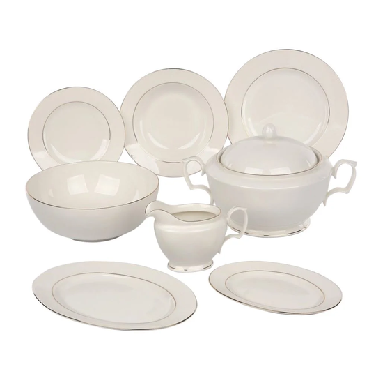 Mcandrew 41 Piece Dinnerware Set, Service for 12