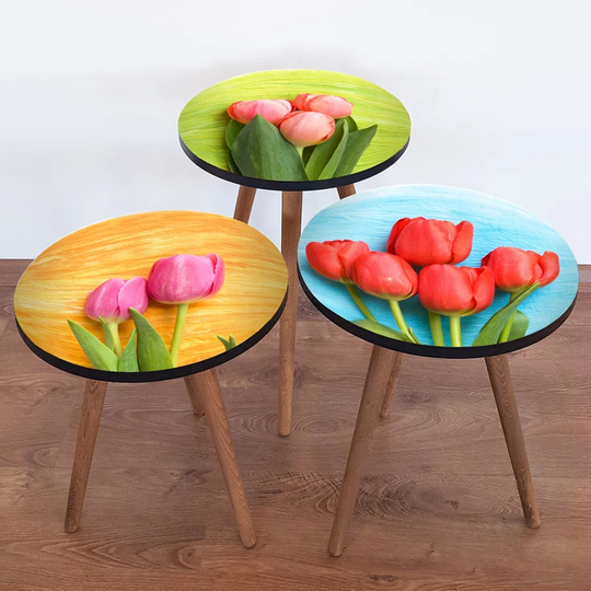 Melva 3 Piece Nest of Tables