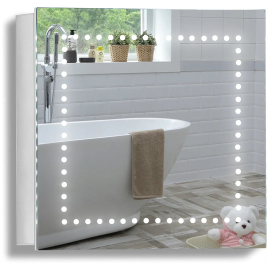 Segovia 50cm x 50cm Surface Mount Mirror Cabinet