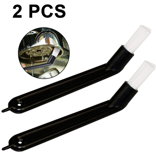 Dksfjkl - 2 Cleaning Tools Coffee Machine Cleaning Brush Plastic Handle with Nylon Bristle Brush Espresso Brush Coffee Cleaning Tool