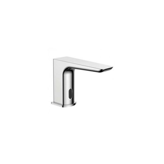 Square Chrome Basin Mono Mixer Tap Infrared Sensor Activated Automatic Hygienic
