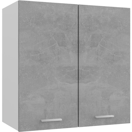 Hanging Cabinet Concrete Grey 60x31x60 cm Chipboard