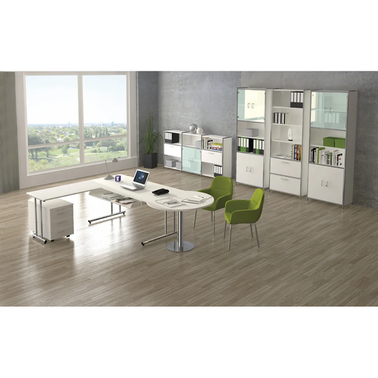 Roller 3 Drawer Filing Cabinet