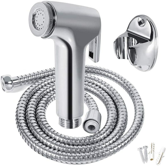 Multifunction Handheld Shower Heads Toilet Bidet Shower Sprayer with Hose Holder and Wall Mount for Home Bathroom