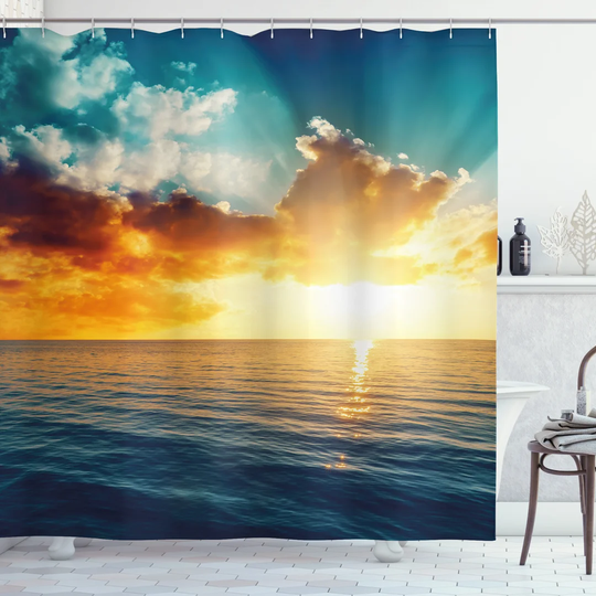 Berania Polyester Shower Curtain Set
