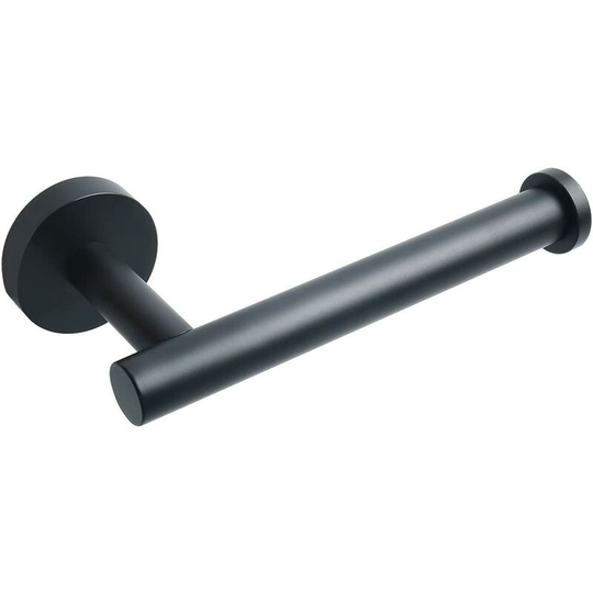 Stainless Steel Toilet Roll Holder sus 304, Matte Black Toilet Roll Holder for Bathroom and Kitchen, EGX888-B