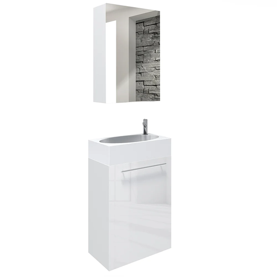 Faustine 3-Piece Vanity & Mirror Set