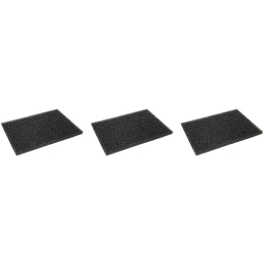 3x Lint Filter Foam compatible with aeg, Electrolux Various Tumble Dryers - Vhbw