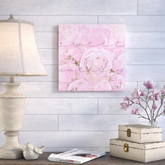 Sweet Nothing Graphic Art Wrapped on Canvas