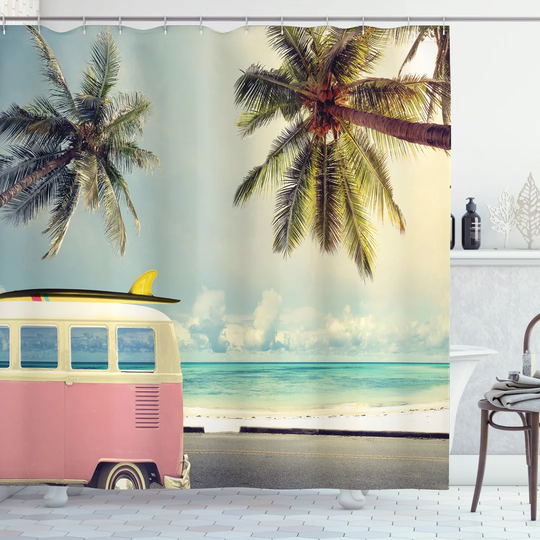 Costa Polyester Shower Curtain
