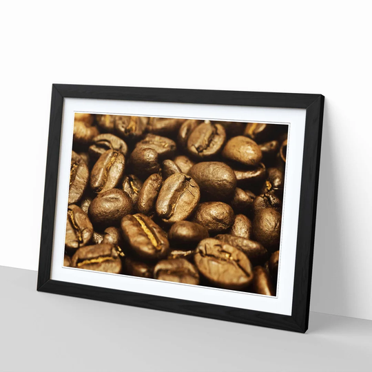 'Coffee Beans 6' Framed Photographic Print